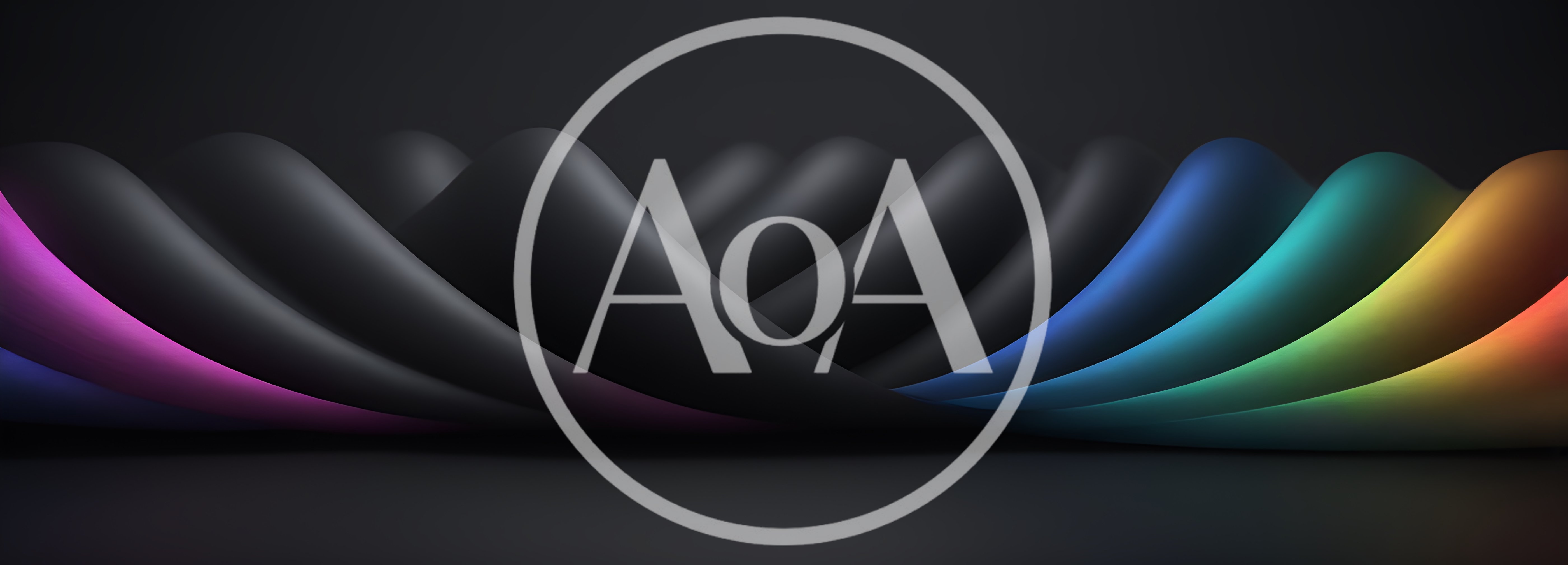 Abstract 3D Wavy Ribbon With Gradient Lighting