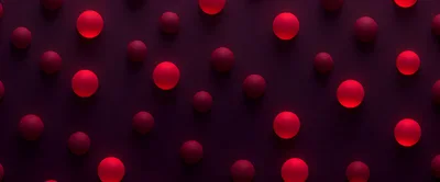 Abstract Background With Glowing Red Spheres