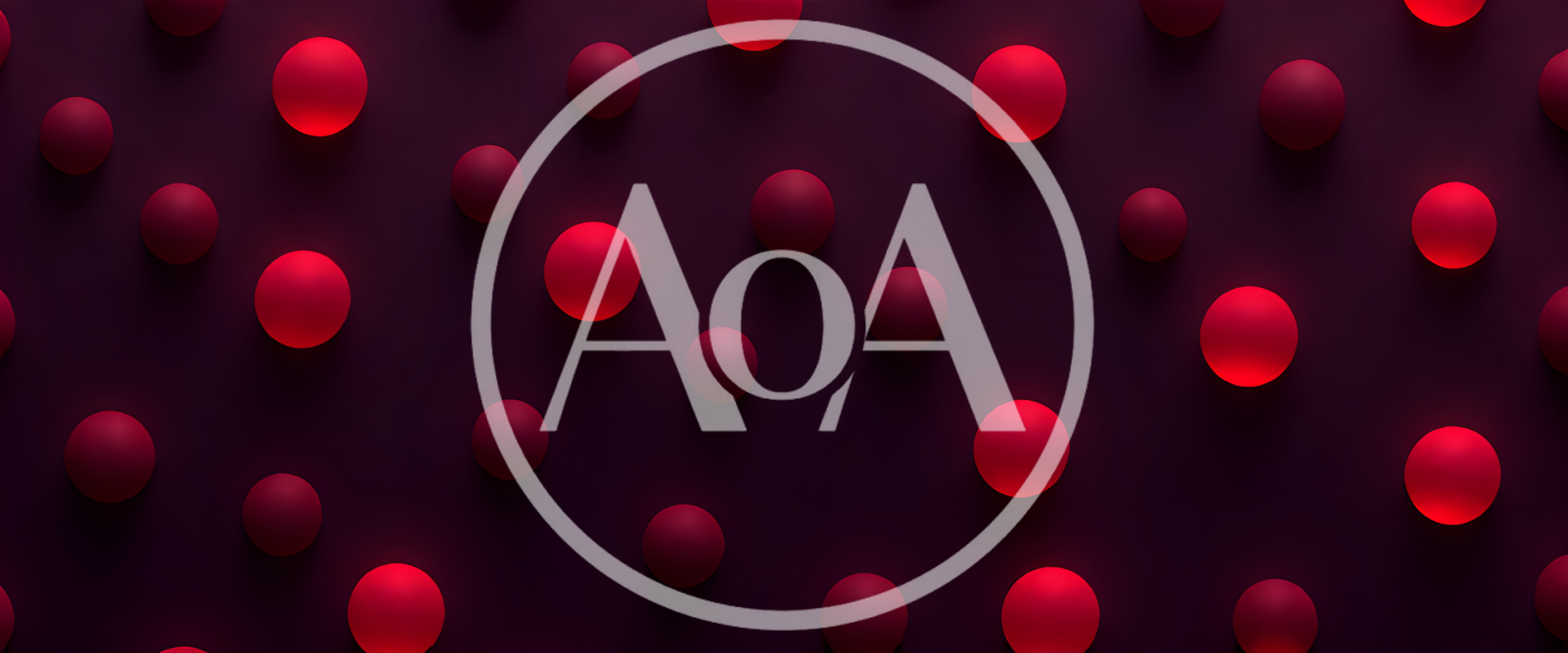 Abstract Background With Glowing Red Spheres