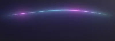 Abstract Glowing Neon Arc On Dark Background