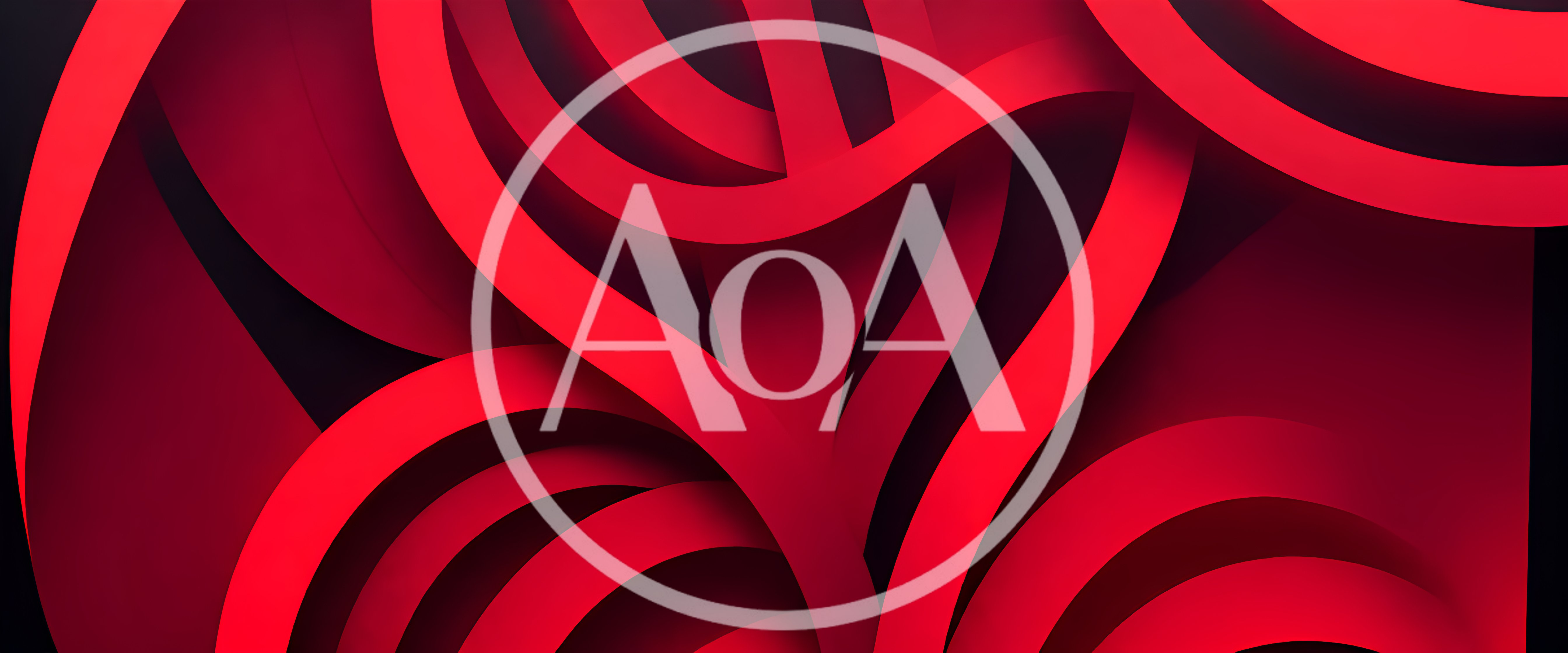 Abstract Red Curved Lines Background