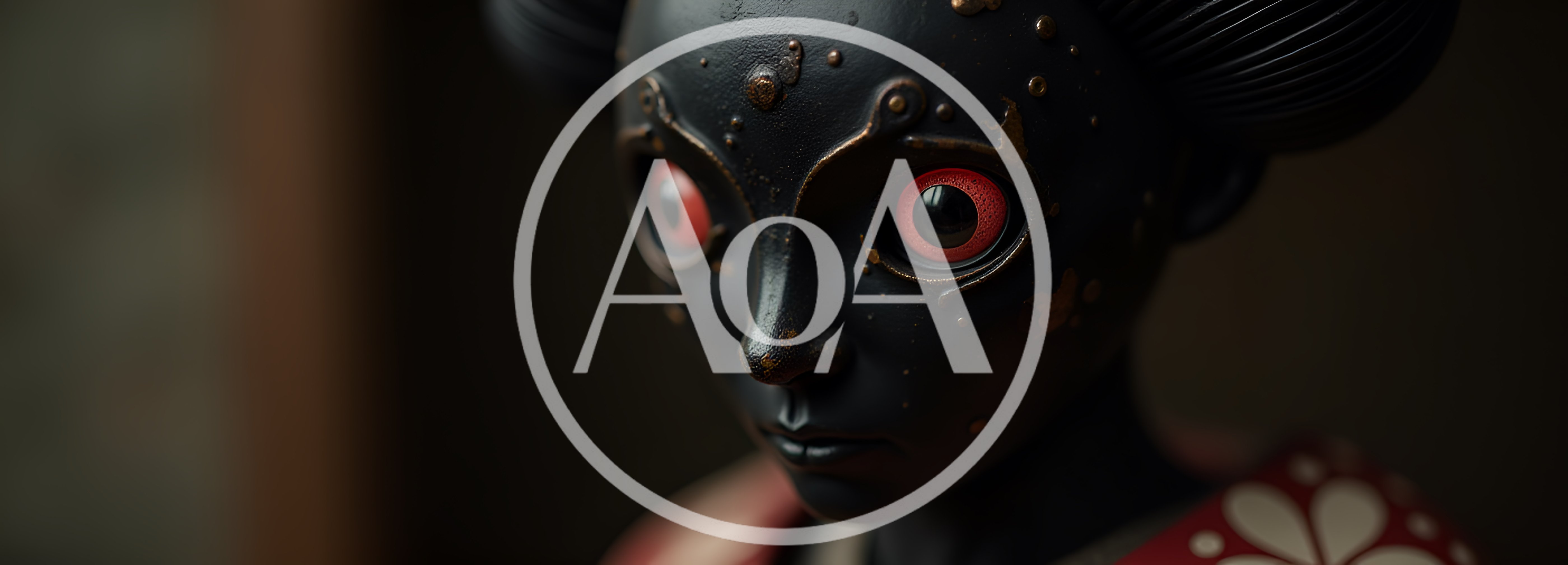 Close Up Portrait Of A Dark Surreal Doll