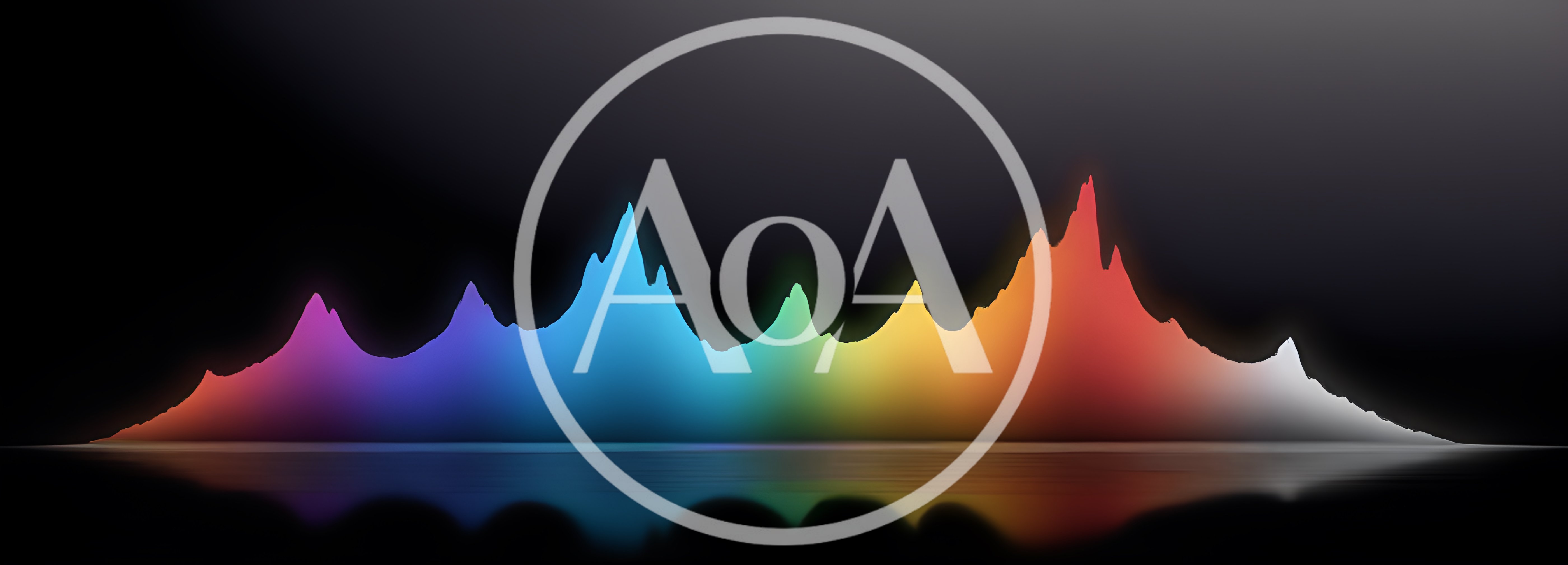 Abstract Colorful Sound Waveform Visualization