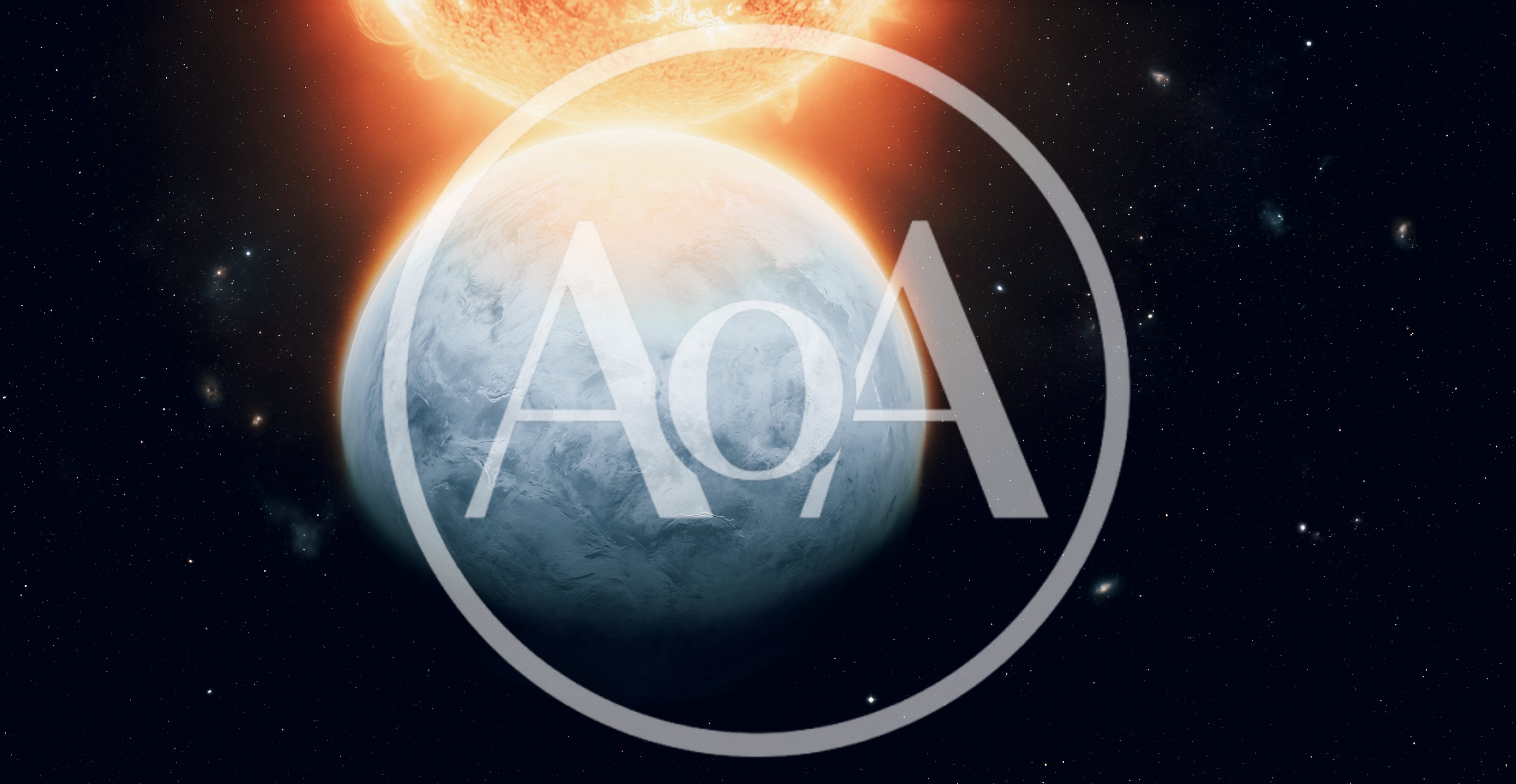 Icy Exoplanet Orbiting A Glowing Distant Star