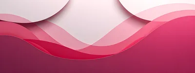 Abstract Pink And White Wavy Layered Background