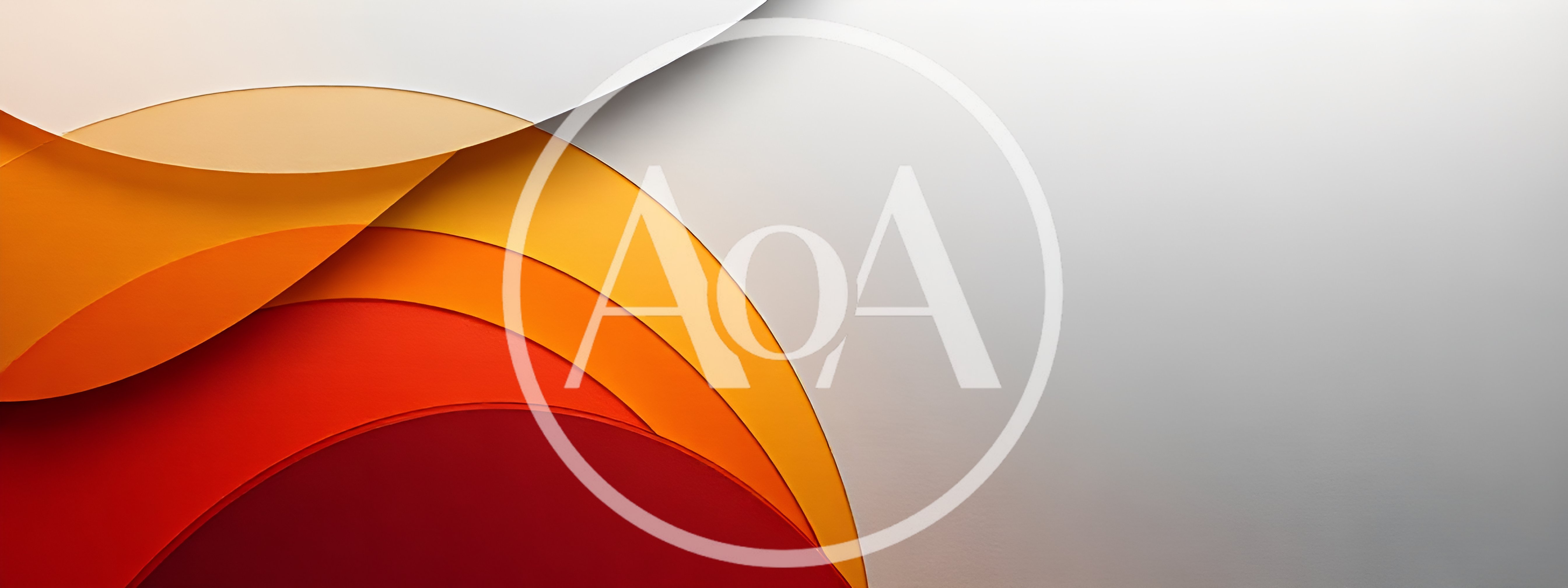 Abstract Background With Layered Curved Paper Shapes