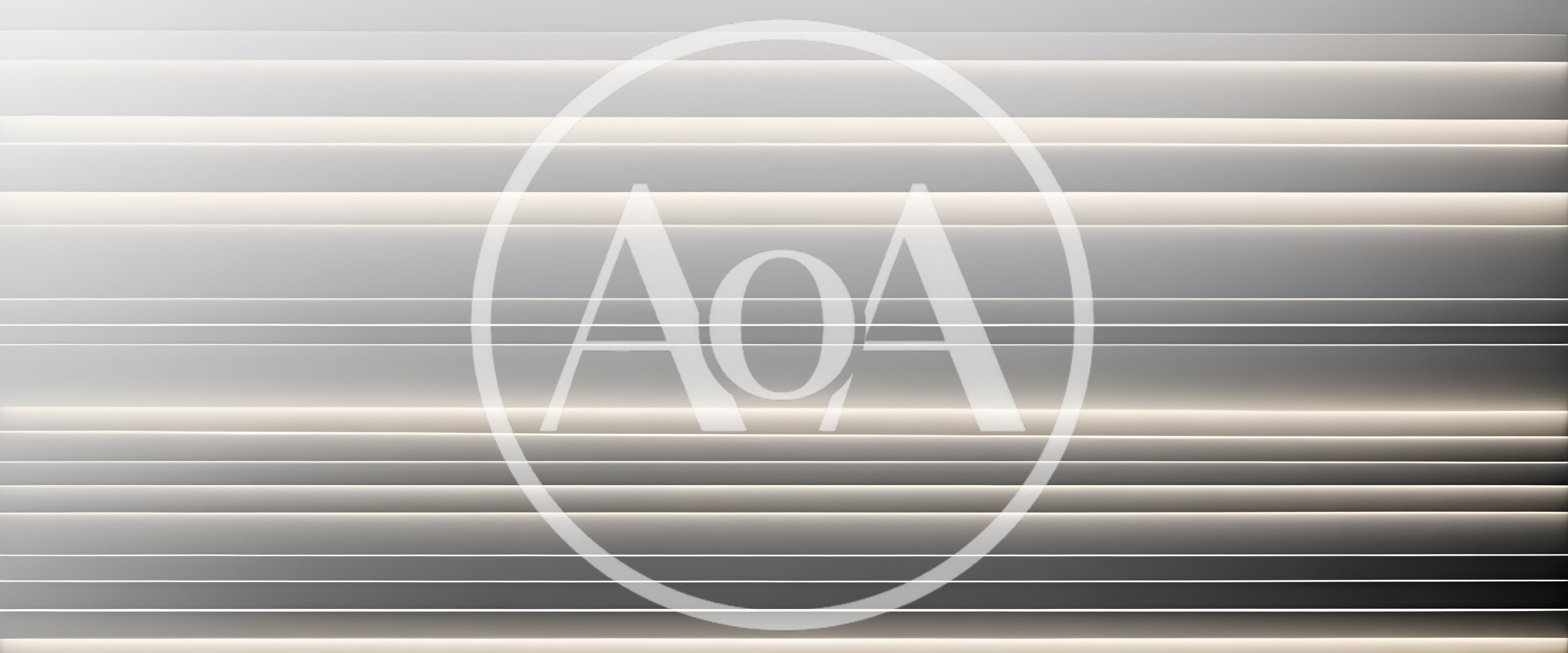Abstract Metallic Background With Horizontal Glowing Light Lines