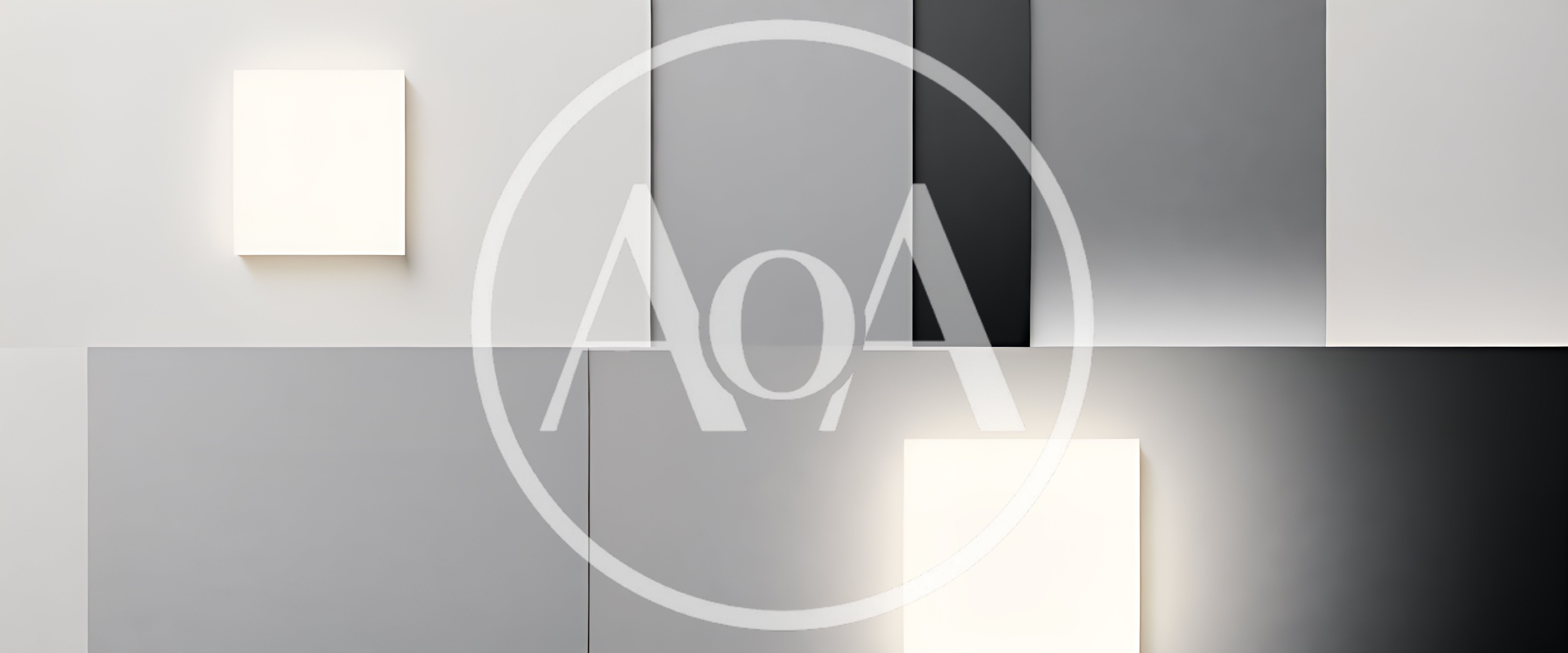 Minimalist Wall Lamps On Abstract Geometric Background