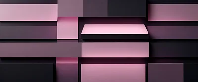 Abstract Geometric Background With Pink And Dark Rectangles