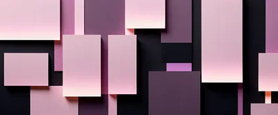 Abstract Geometric Composition With Pink And Purple Rectangles