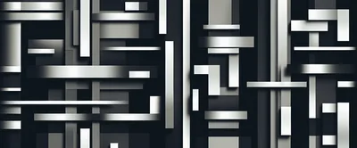 Abstract Metallic Geometric Shapes Background