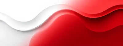 Abstract Red And White Wavy Background