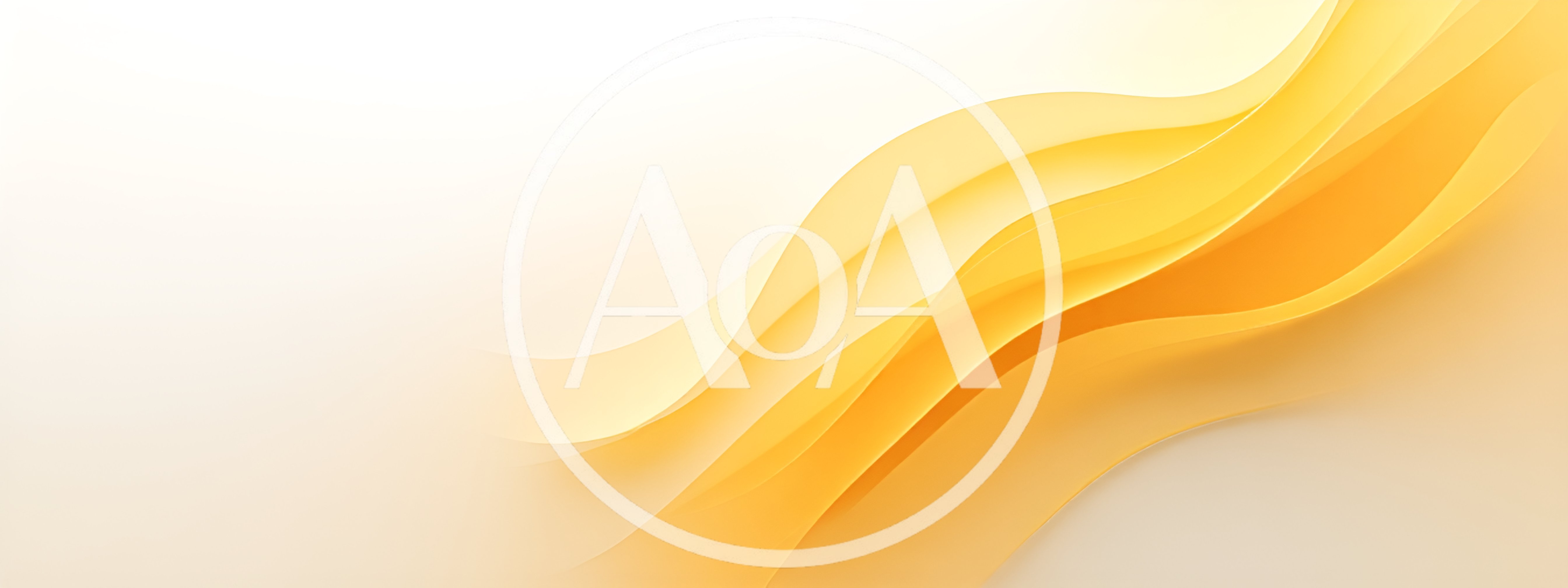 Abstract Yellow Wavy Layers Background