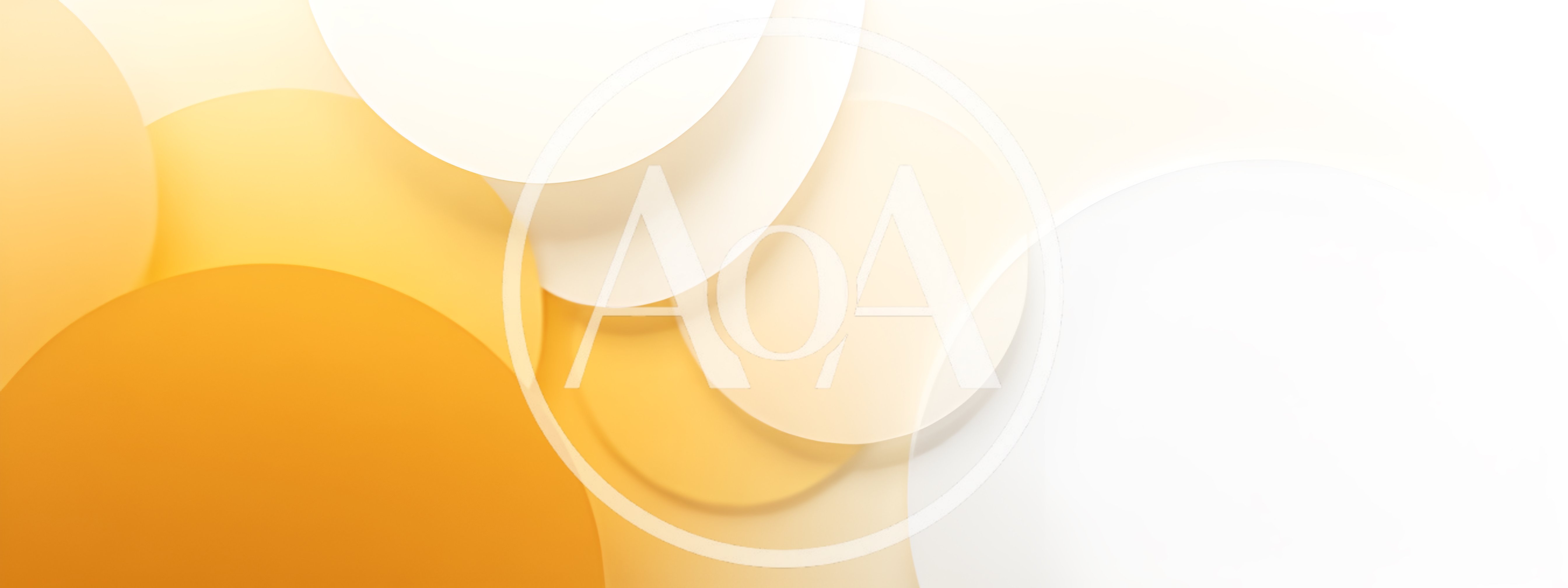 Abstract Background With Overlapping Yellow And White Circles