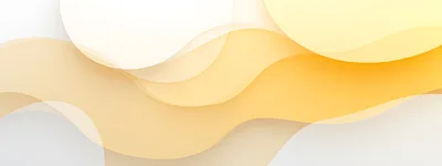 Abstract Yellow And White Wavy Layered Background
