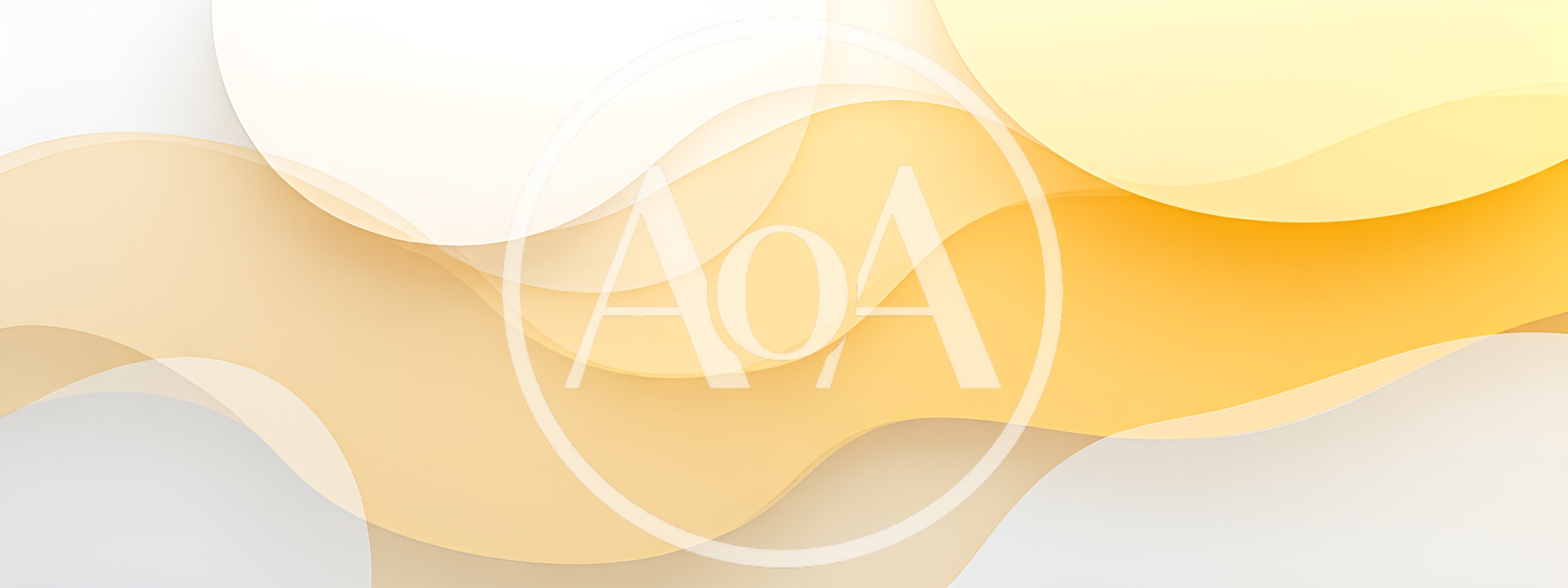Abstract Yellow And White Wavy Layered Background