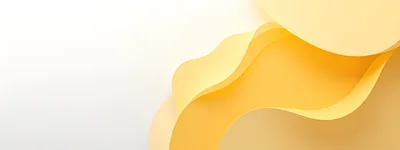Abstract Yellow Paper Cutout Layers Background