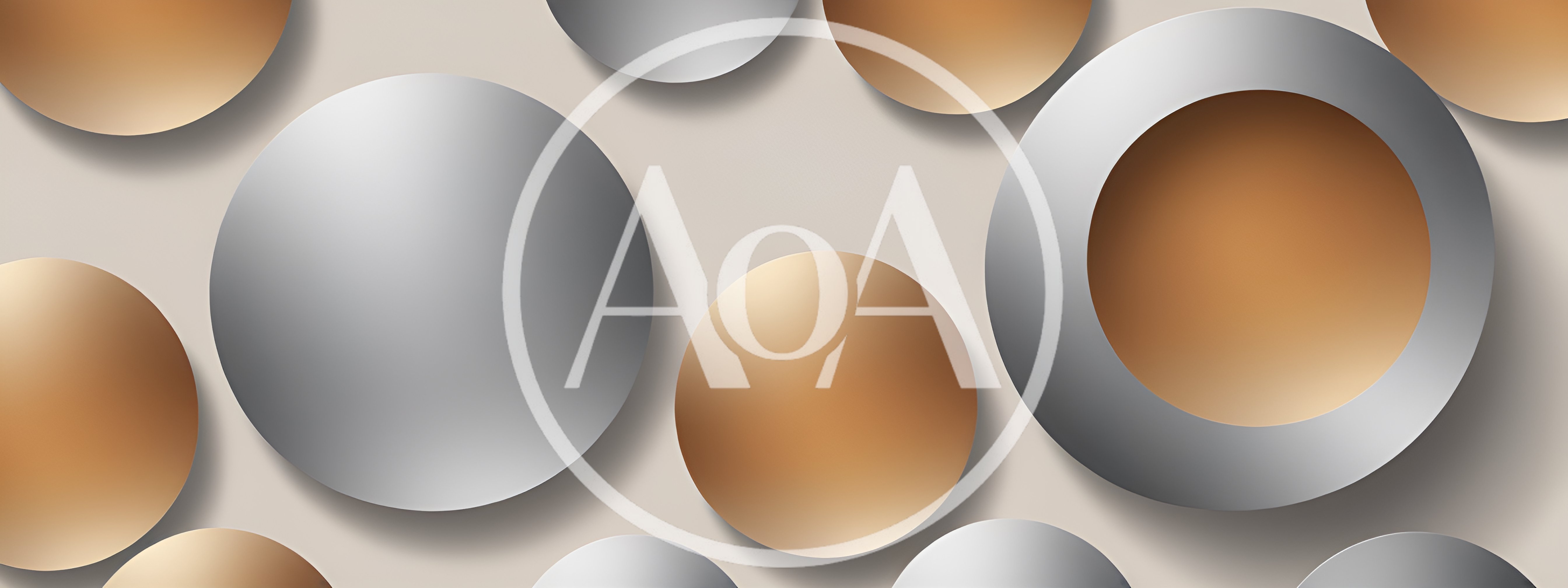 Abstract 3D Metallic Spheres Background