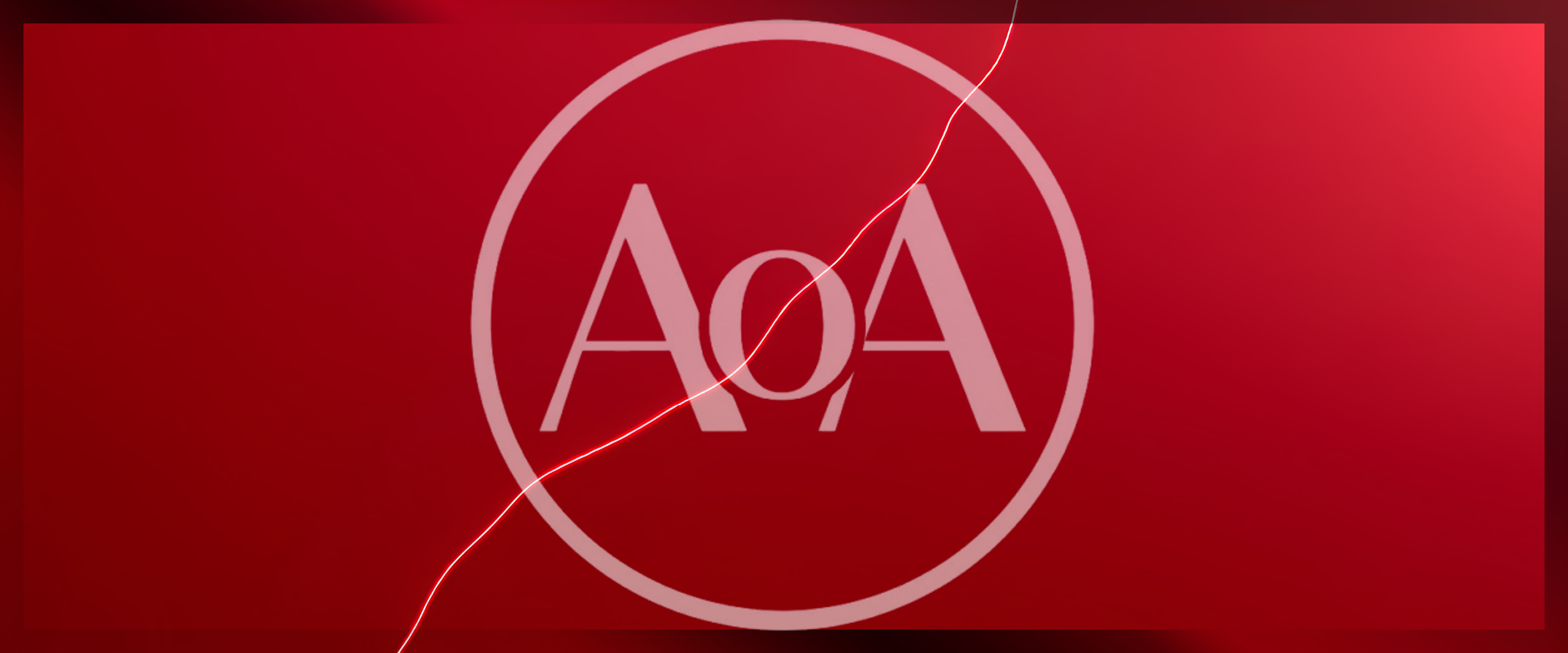 Abstract Red Background With Glowing Diagonal Light Streak