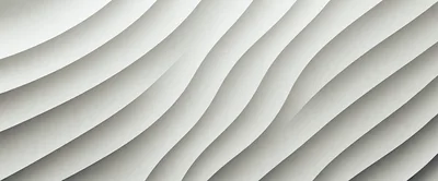Abstract White Wavy Architectural Wall Texture