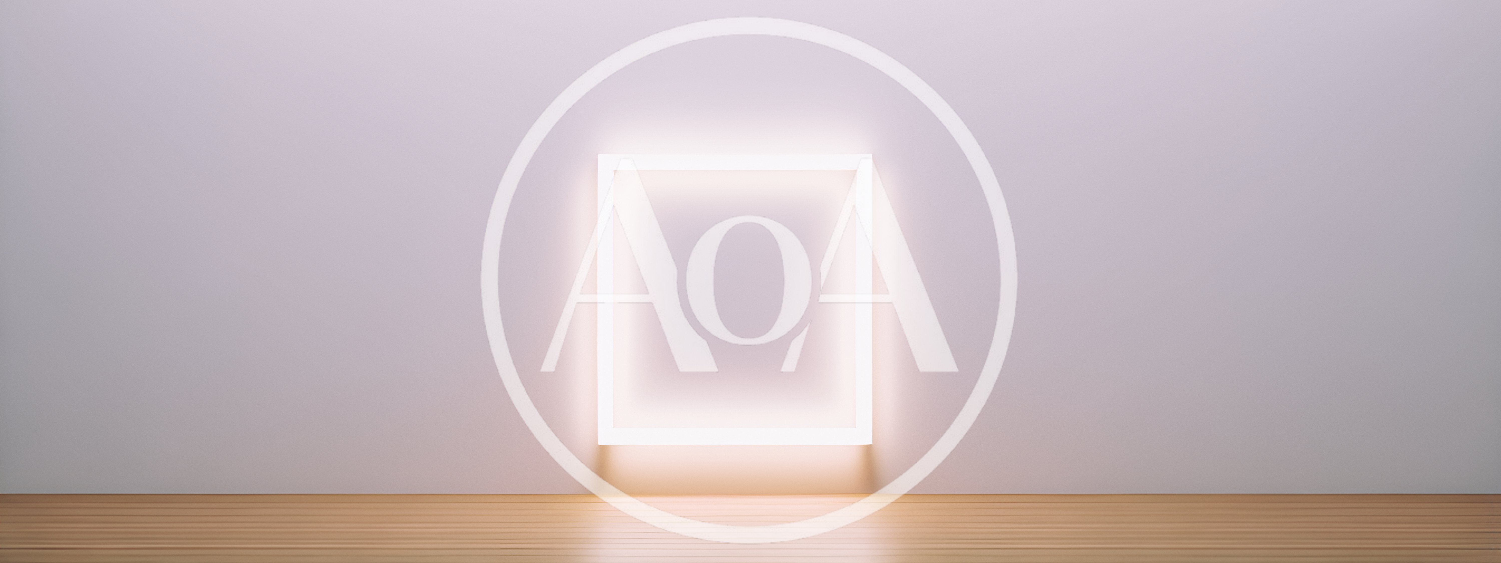 Minimalist Square Neon Light Frame On White Wall