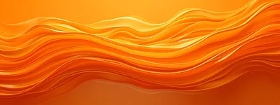Abstract Orange Wavy Liquid Flow Background