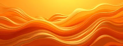 Abstract Golden Liquid Waves Background
