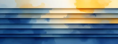 Abstract Horizontal Layers With Watercolor Sky Texture