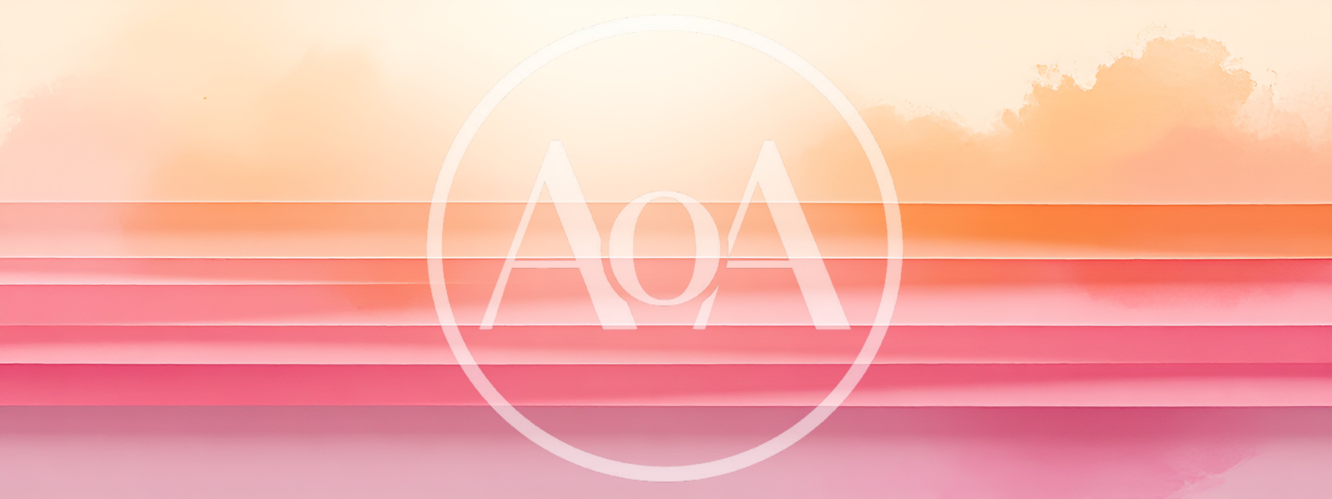 Abstract Pink And Orange Gradient Staircase Background