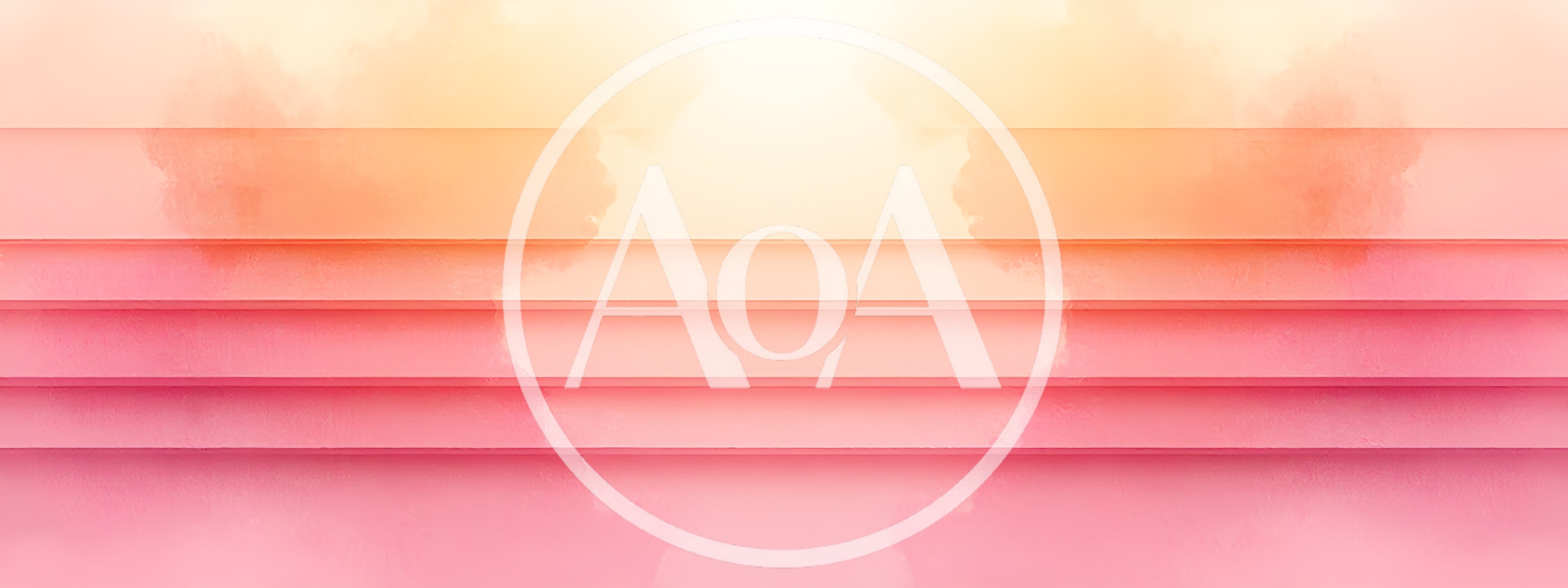 Abstract Pink And Orange Gradient Staircase Background