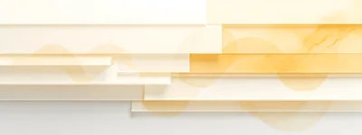 Abstract Geometric Layers With Soft Yellow Watercolor Waves