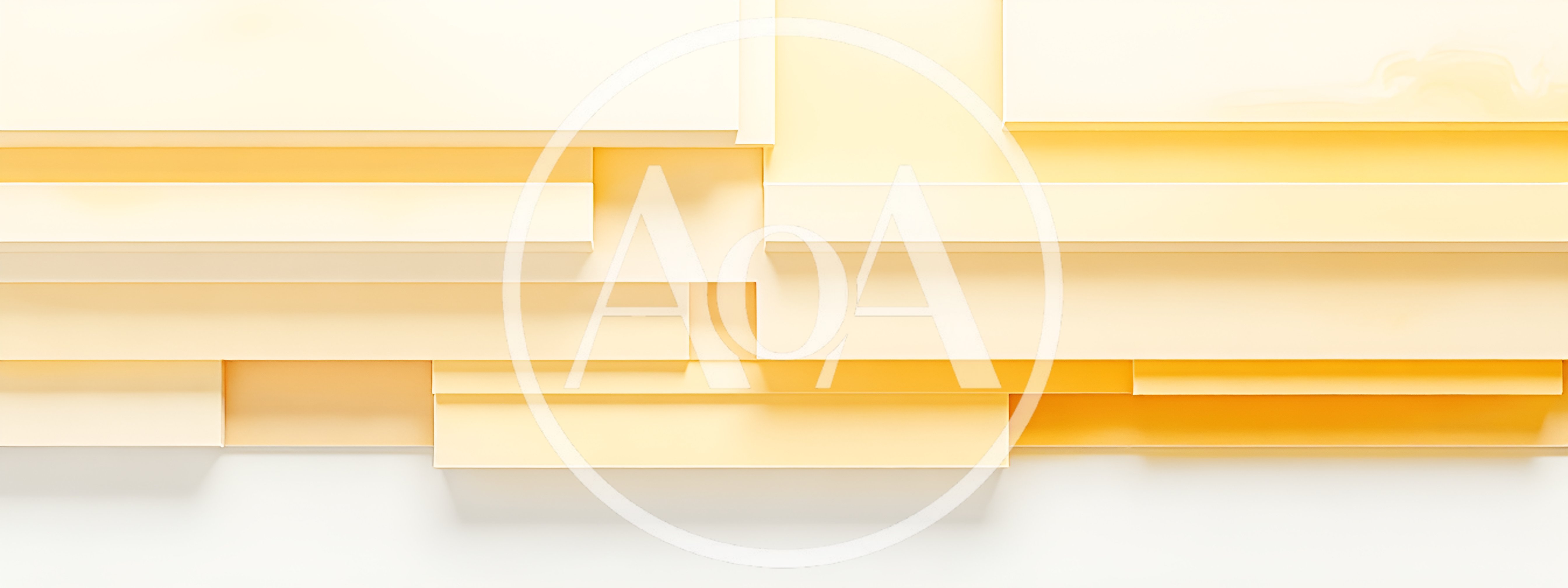 Abstract Geometric Background With Layered Yellow Rectangles