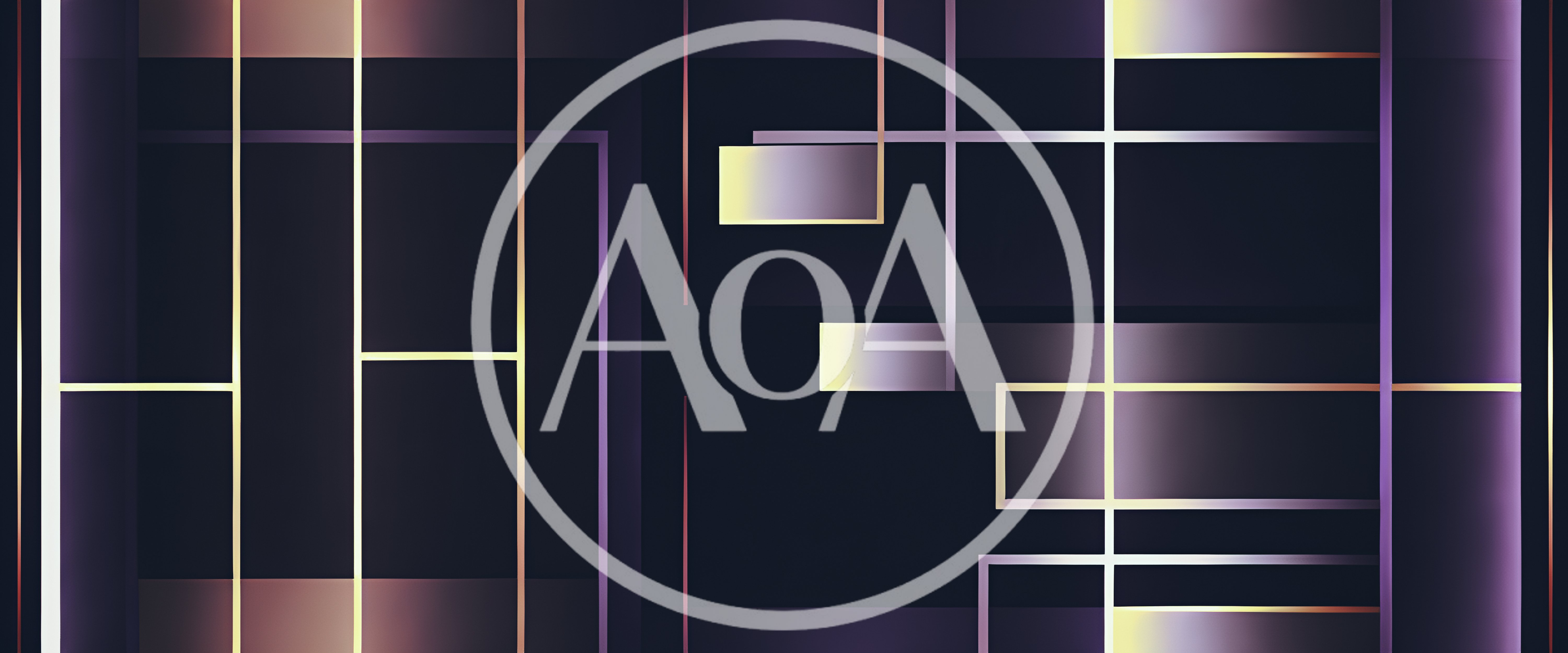 Abstract Geometric Background With Glowing Metallic Lines