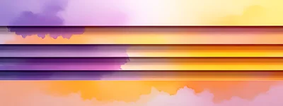 Abstract Horizontal Layers With Watercolor Gradient Background