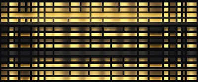 Abstract Golden Rectangular Grid Pattern Background