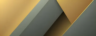 Abstract Geometric Background With Gold And Grey Layers
