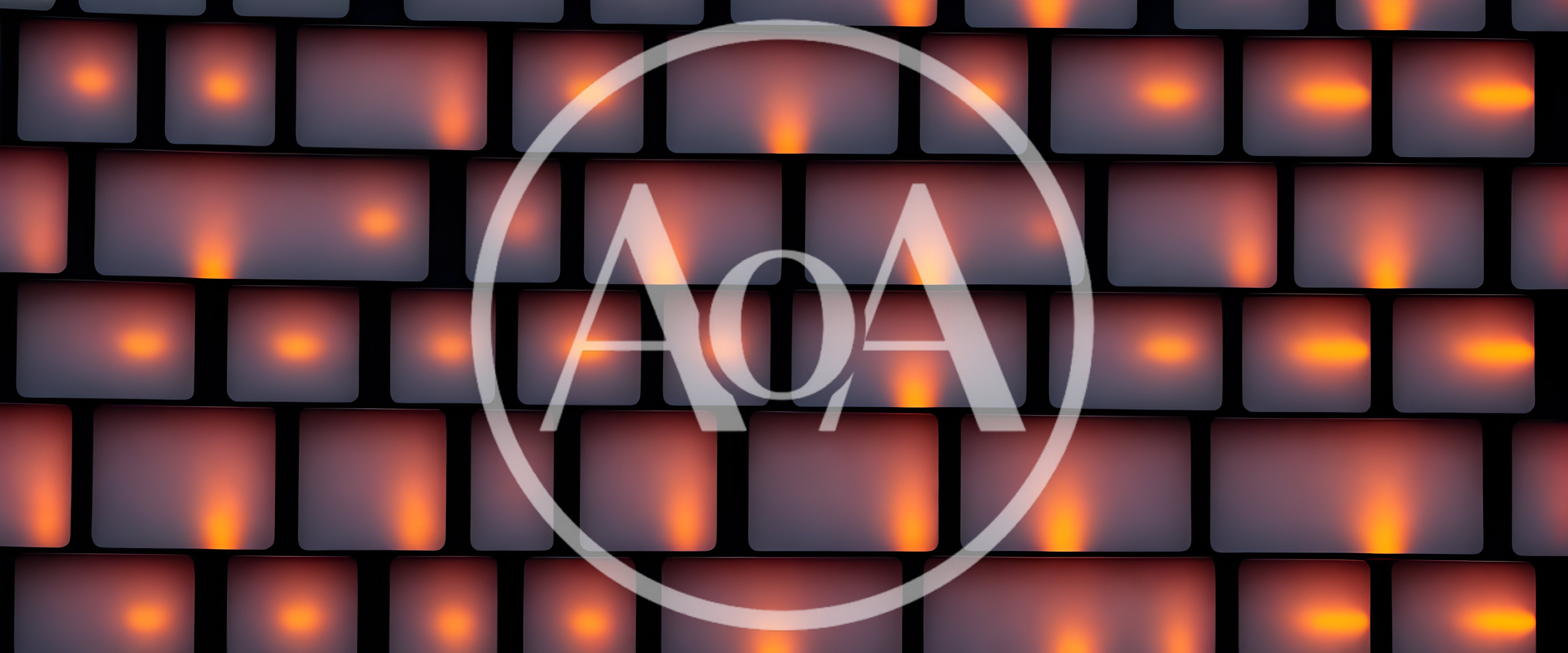 Abstract Glowing Rectangular Grid Background