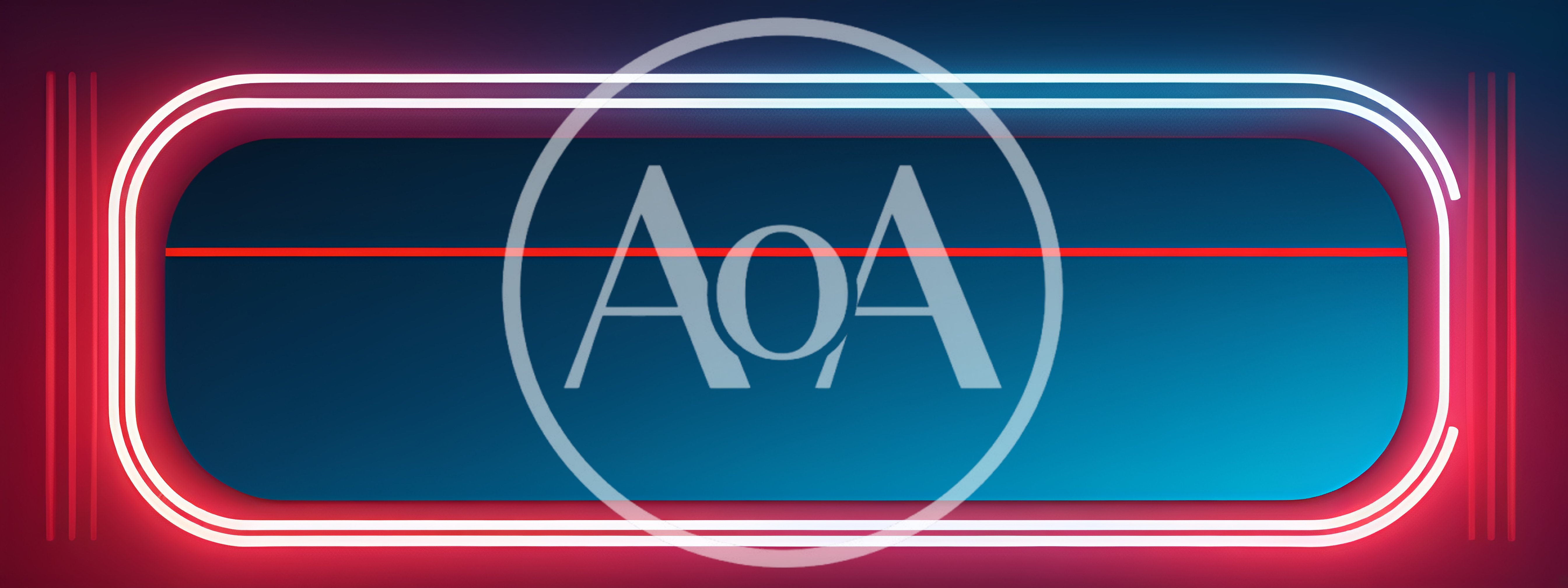 Neon Glowing Rounded Rectangular Frame Background