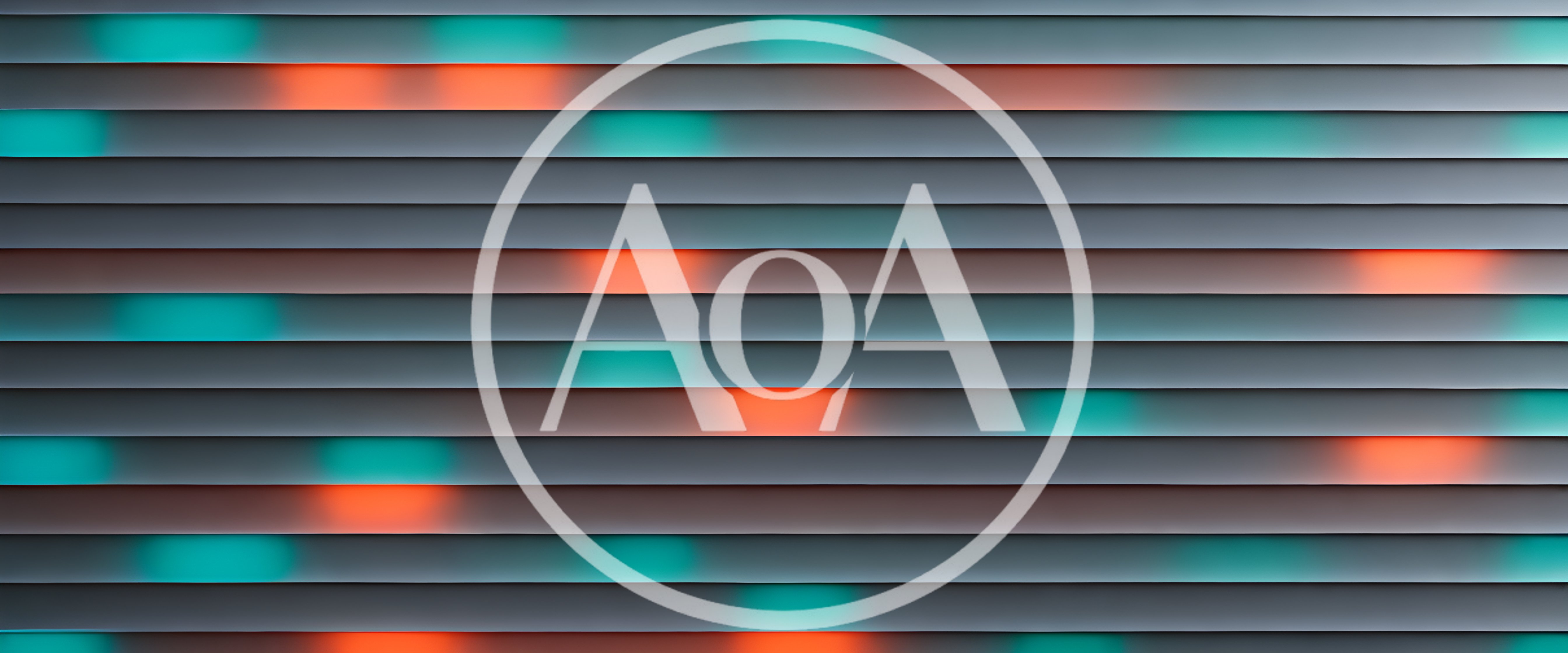Abstract Digital Background With Glowing Cyan And Orange Bars