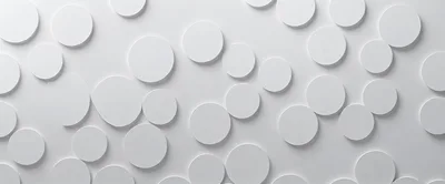 Abstract White Circles Pattern Background