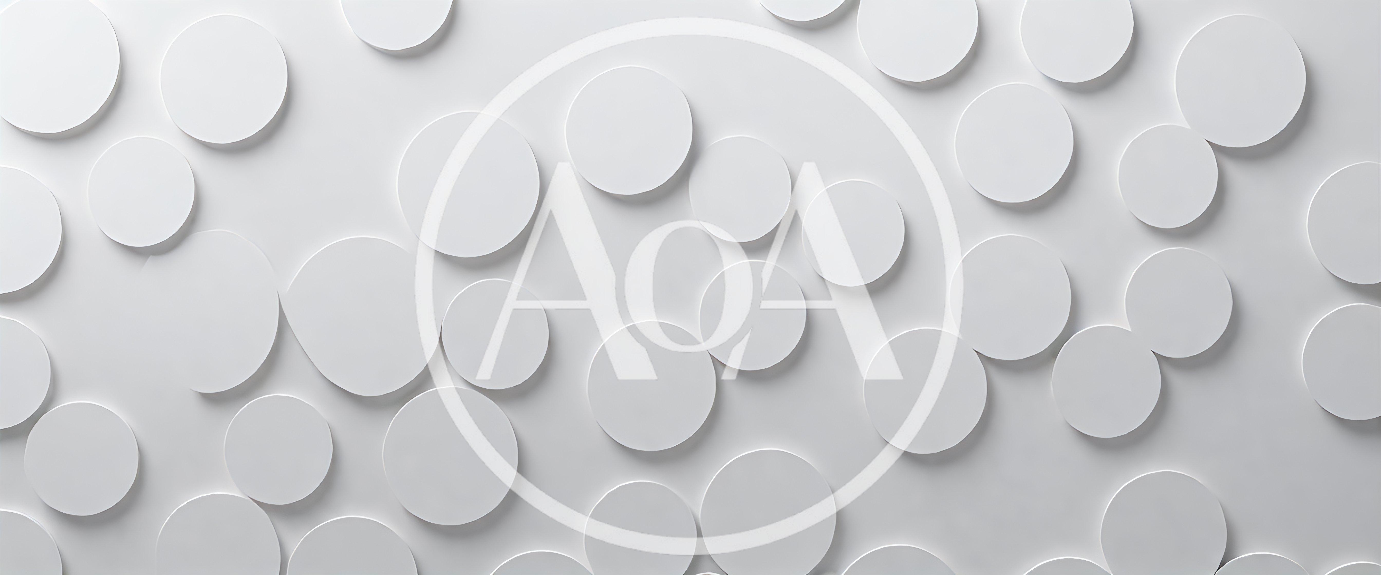 Abstract White Circles Pattern Background