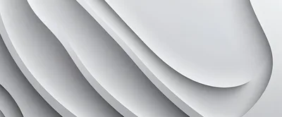 Abstract White Wavy Layers Background