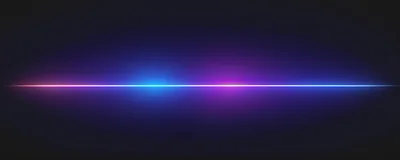 Abstract Neon Light Streak With Blue And Purple Glow