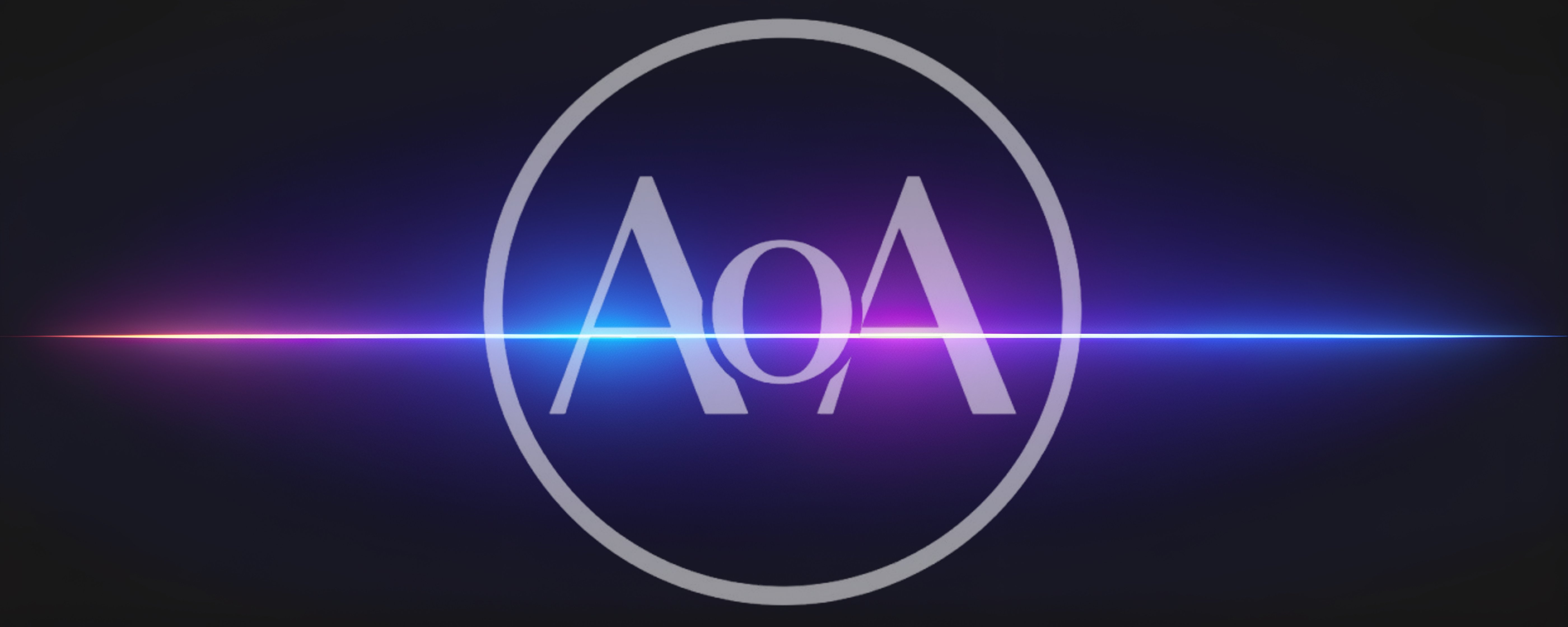 Abstract Neon Light Streak With Blue And Purple Glow