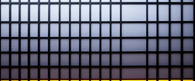 Modern Grid Pattern Wall With Backlit Frosted Glass Panels