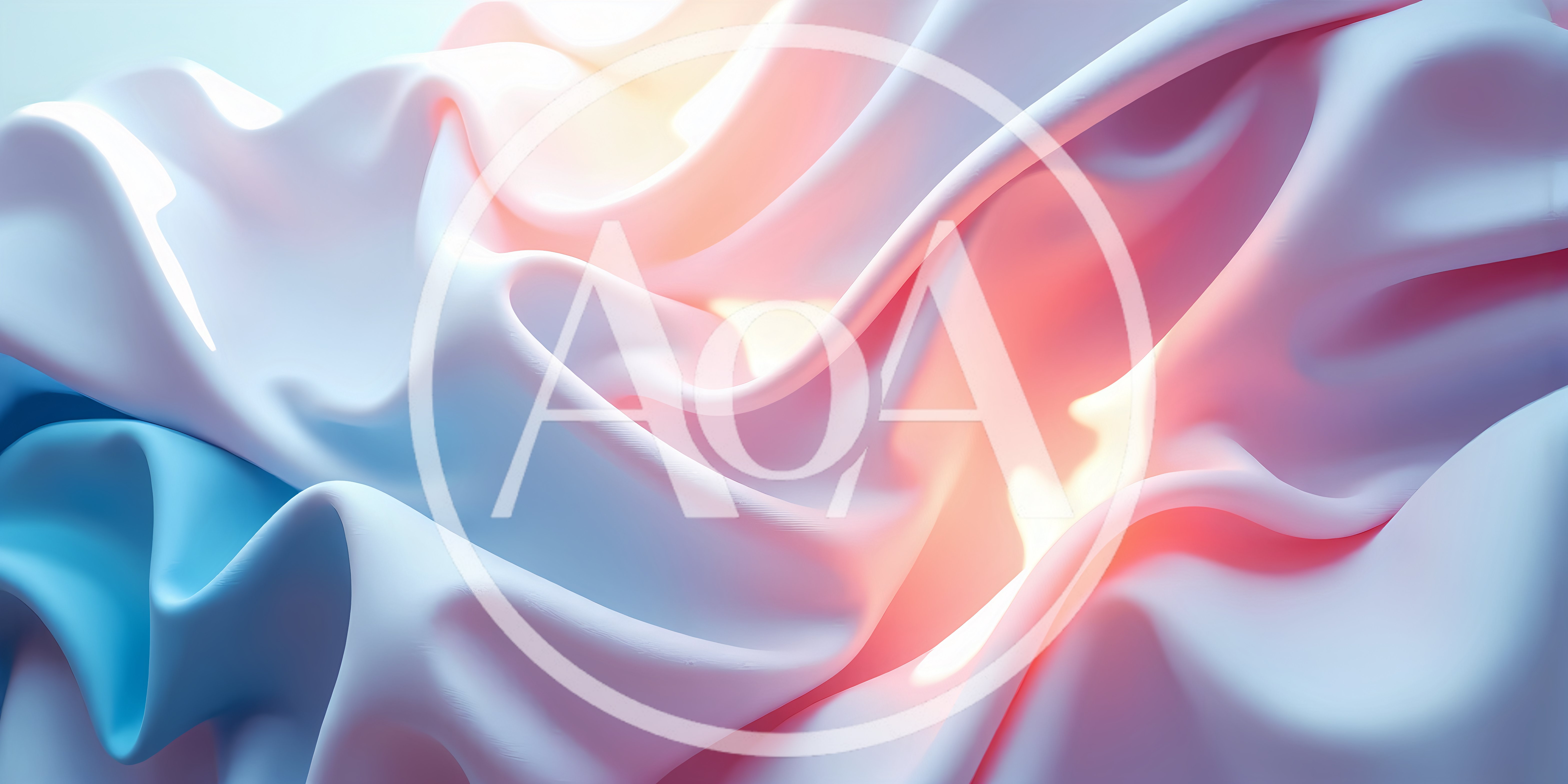 Abstract Flowing Fabric With Soft Pastel Lighting