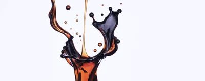 Dark Liquid Pouring Creating Dynamic Splash