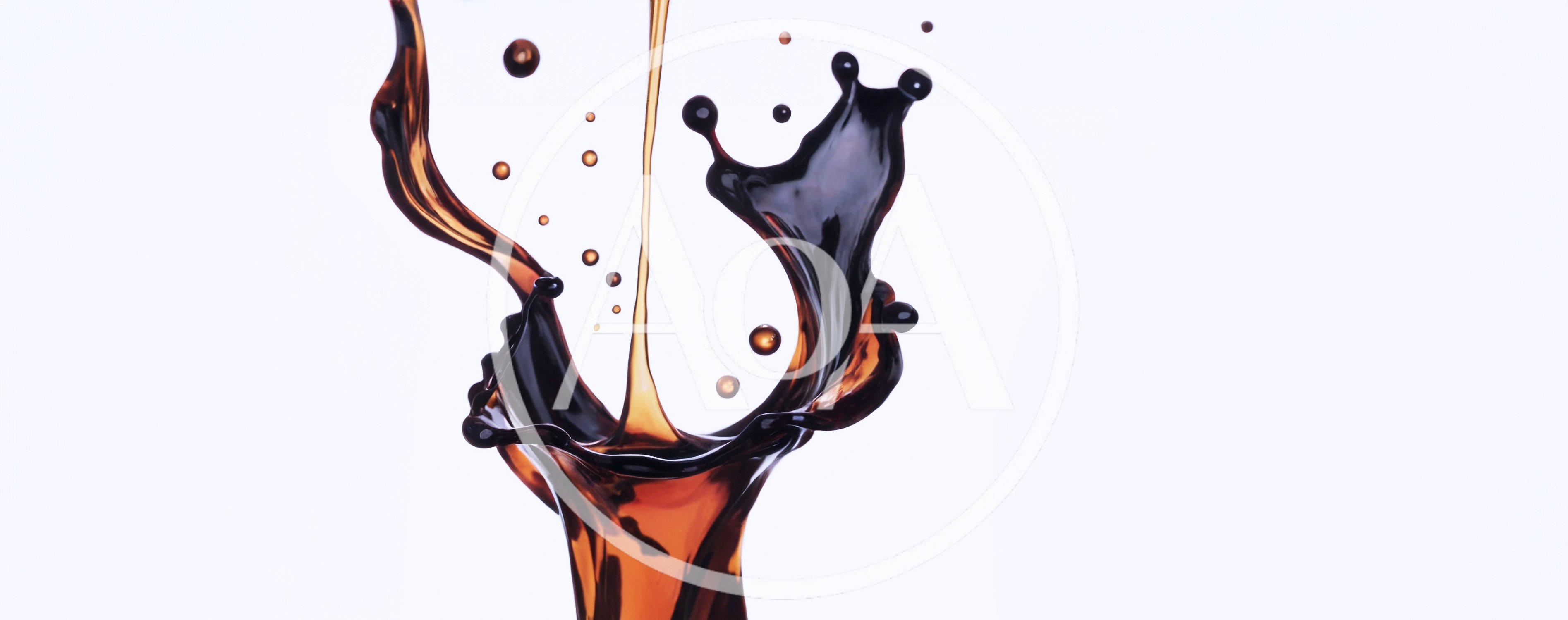 Dark Liquid Pouring Creating Dynamic Splash