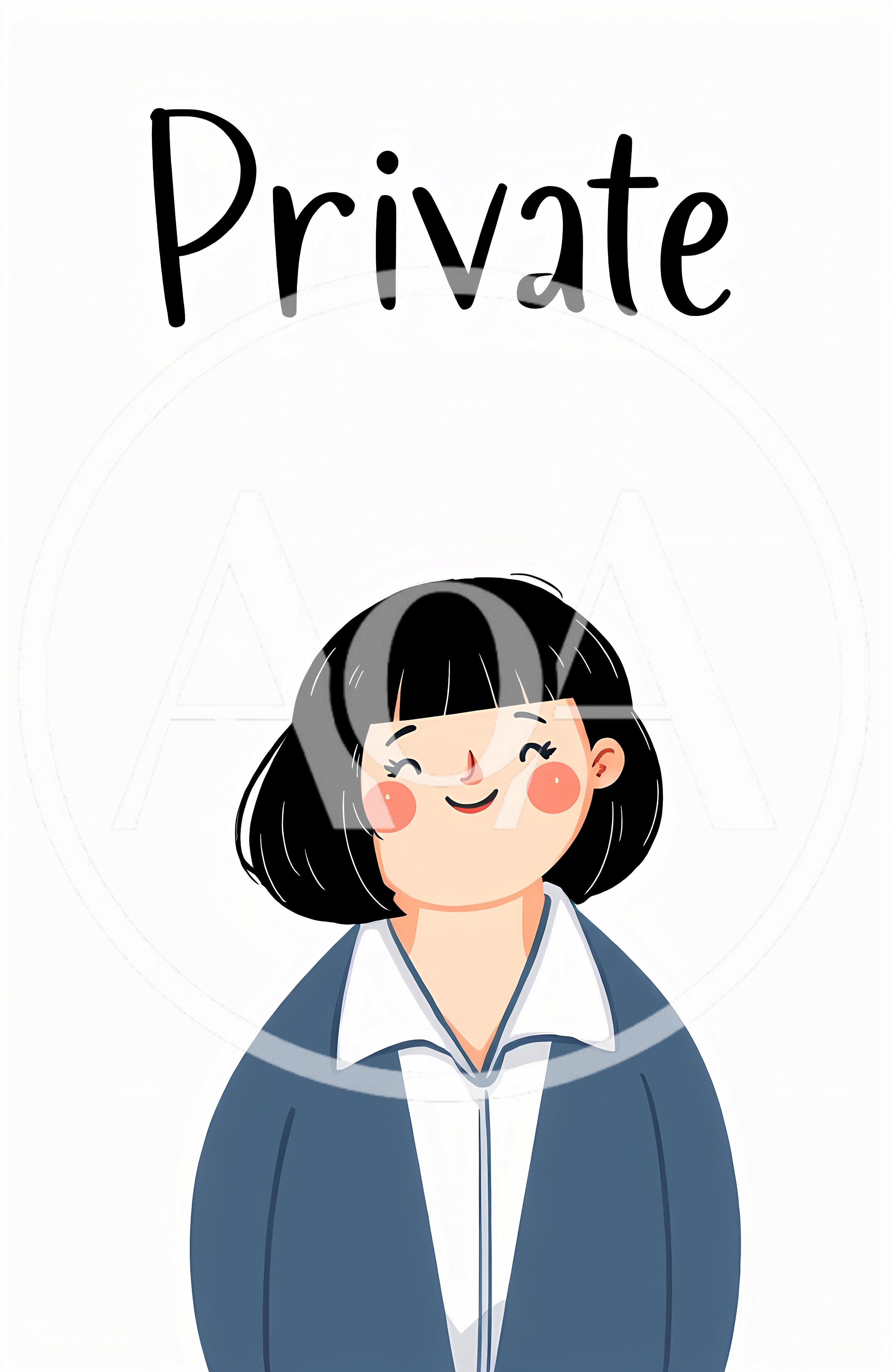 Cute Cartoon Illustration Of A Professional Businesswoman