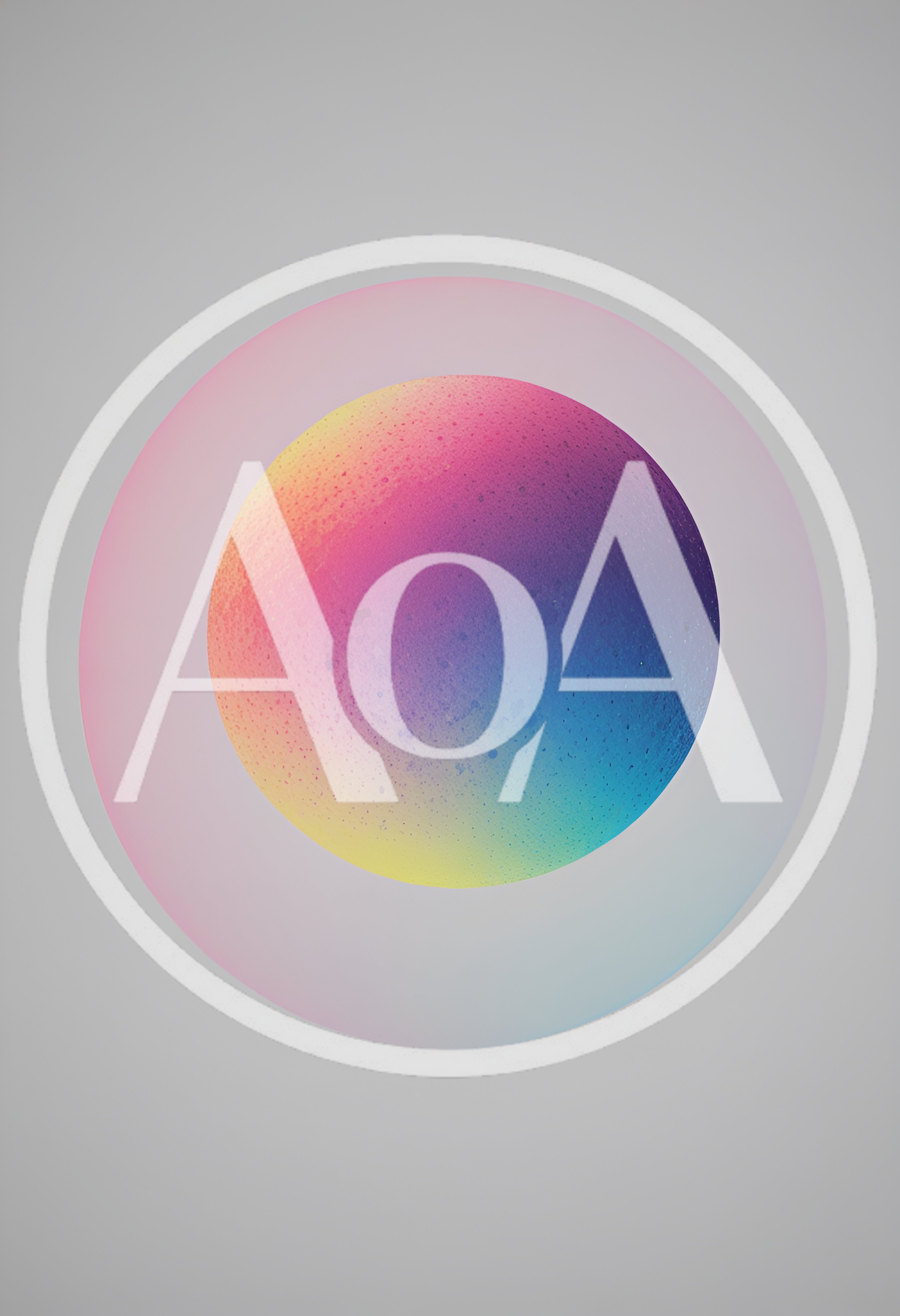 Abstract Gradient Sphere With Textured Surface